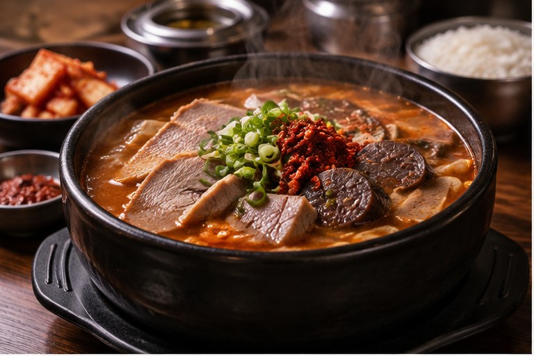 청담 얼큰순대국 대표 이미지